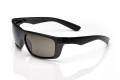 Glasses Safety Gray Hardcoated Lens Flat Black Frametemples Dynamo Series