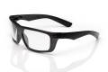 Glasses Safety Clear Anti Fog Lens Flat Black Frametemples Dynamo Series