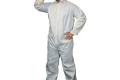 Coveralls Polypropylene Front Zipper 2X White Disposable
