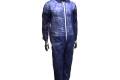 Coveralls Polypropylene Front Zipper 3X Blue Disposable