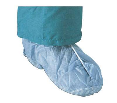 Shoe Cover Polypropylene Elastic Top Non-Skid Blue Disposable Shoe Cover Polypropylene Elastic Top Non-Skid Blue Disposable