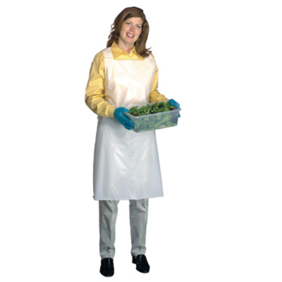 Apron 1.5 Mil Embossed Polyethylene Top Loop Side Ties 28X55 Disposable Apron 1.5 Mil Embossed Polyethylene Top Loop Side Ties 28X55 Disposable