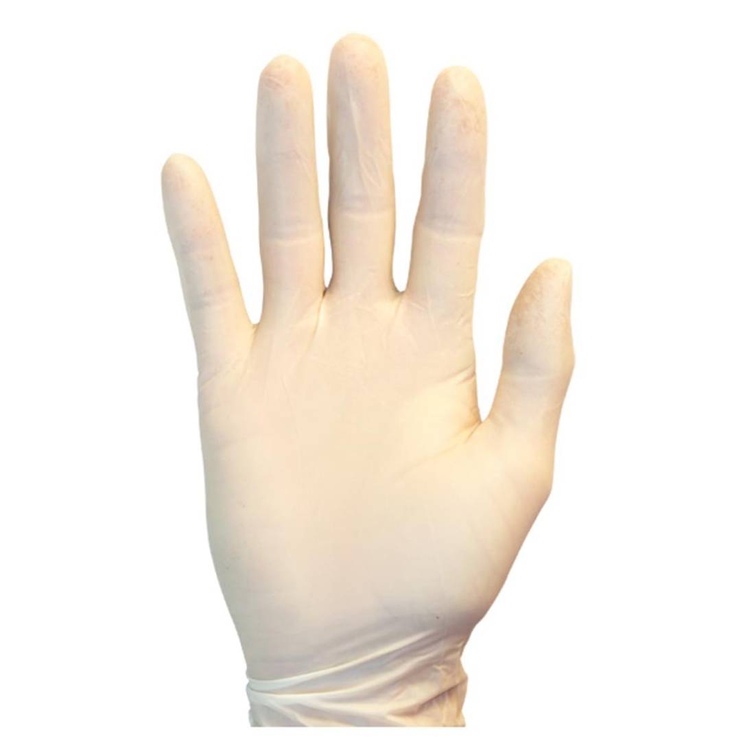 Glove Disposable Medium 4.5Mil Exam Latex Pf 9.5