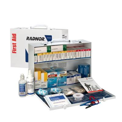 First Aid Ansi B+ 2 Shelf Metal Cabinet With Meds First Aid Ansi B+ 2 Shelf Metal Cabinet With Meds