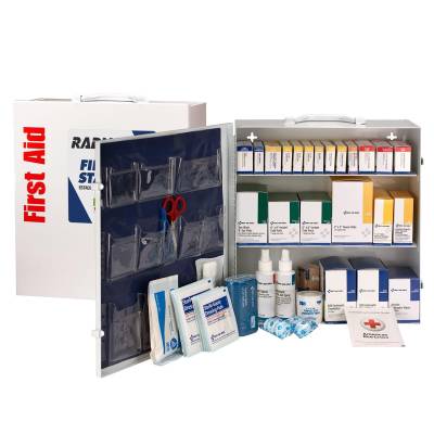 First Aid Ansi B+ 3 Shelf Metal Cabinet First Aid Ansi B+ 3 Shelf Metal Cabinet