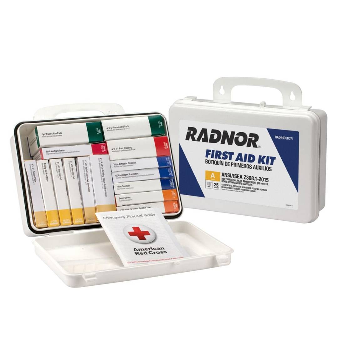 First Aid Kit Ansi A 16 Unit Plastic Case Weatherproof