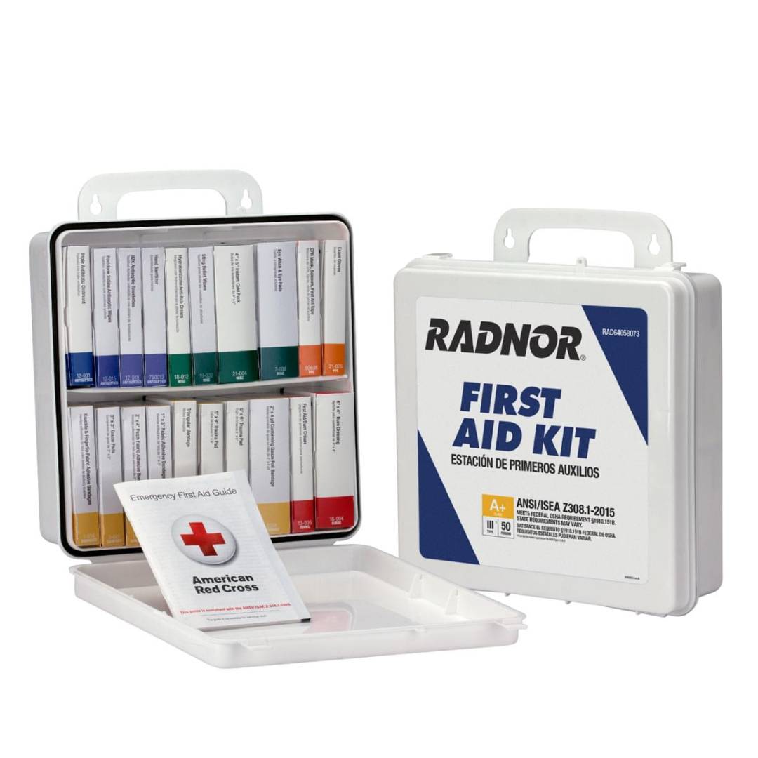 First Aid Kit Ansi A 24 Unit Plastic Case Weatherproof