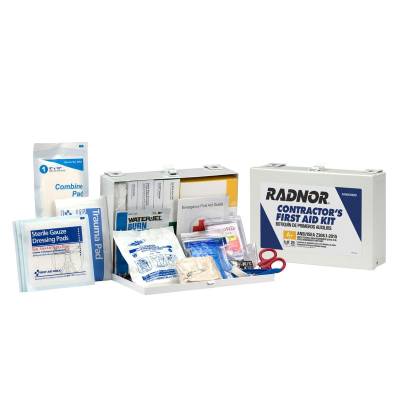 First Aid Kit Ansi A+ Contractor 25 Person Metal Case First Aid Kit Ansi A+ Contractor 25 Person Metal Case