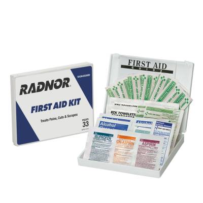 First Aid Kit Personal 34 Piece Plastic Case